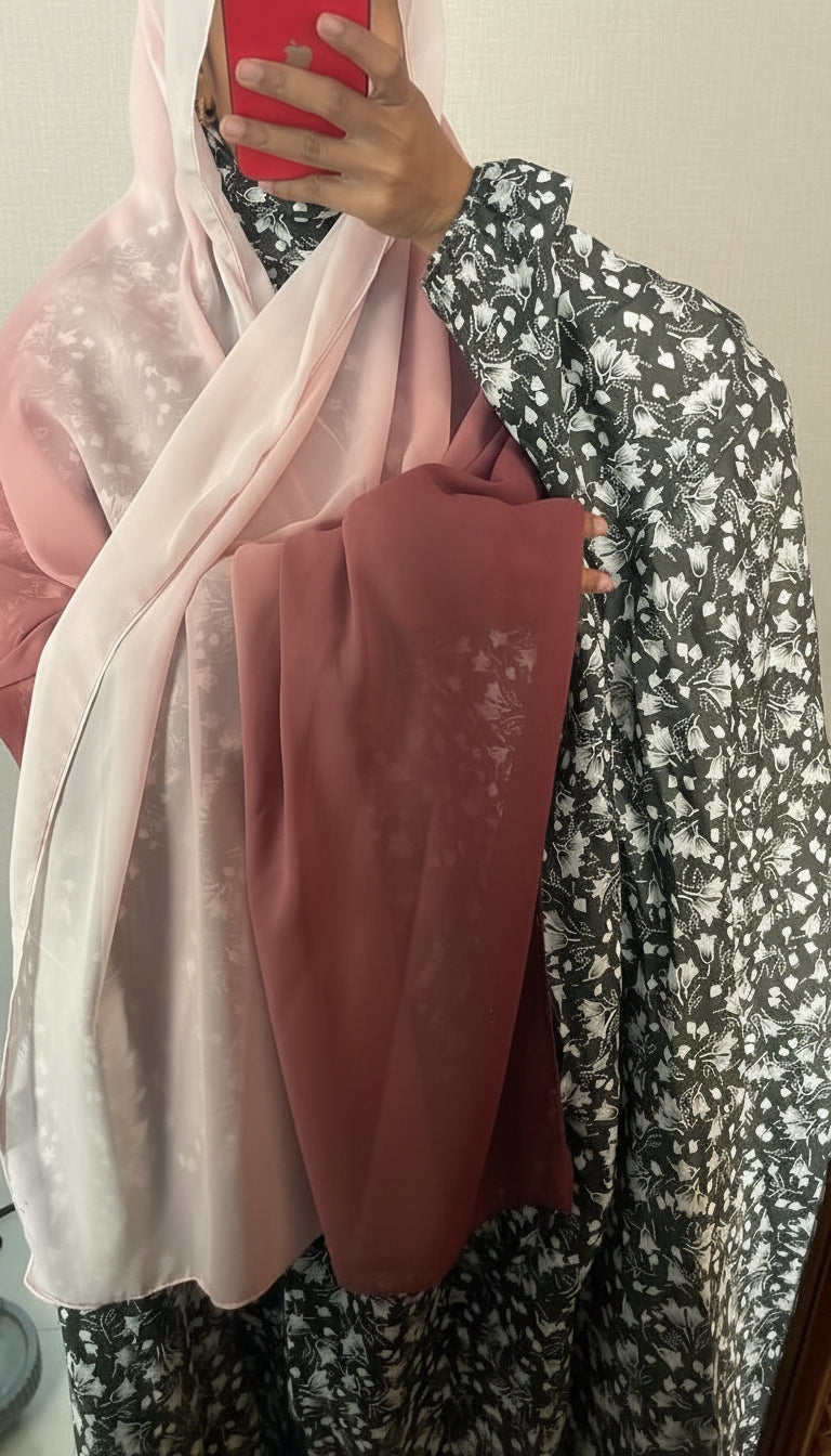 Chiffion ombre hijab