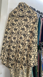 Elegant Floral Printed Salah Dress without sleeves 🌸