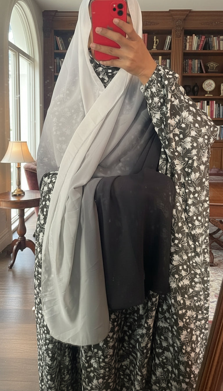 Chiffion ombre hijab