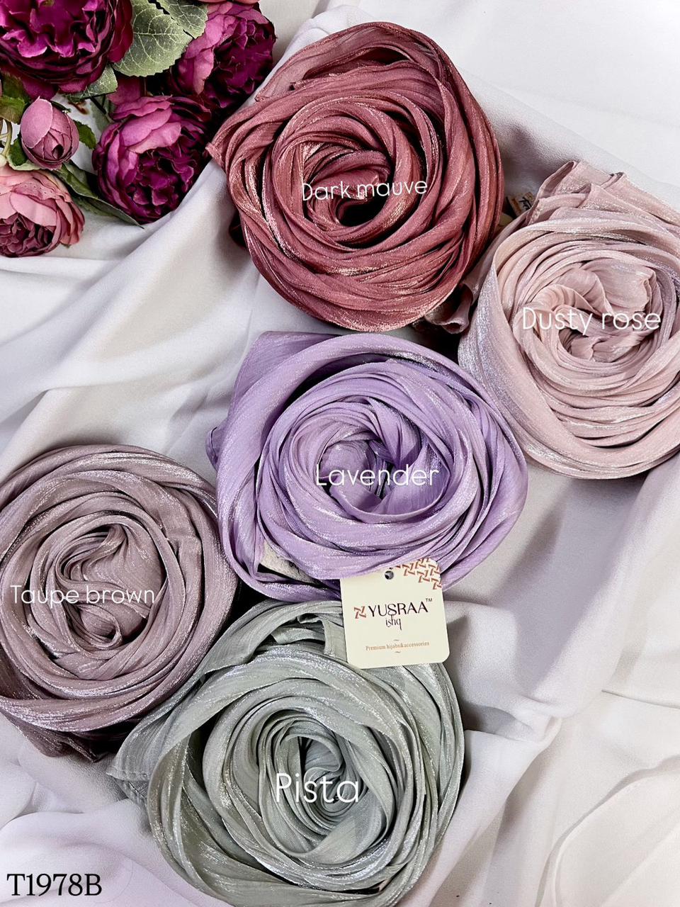 Premium shimmer organza