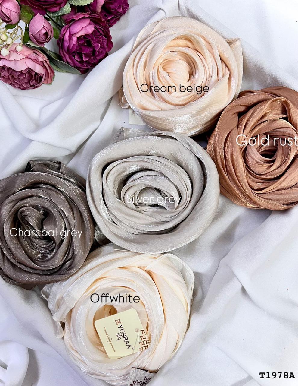 Premium shimmer organza