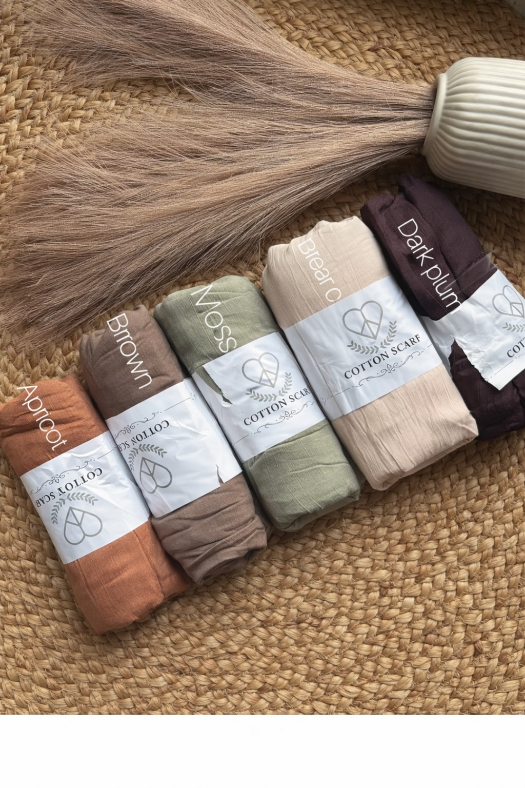 Korean butter cotton hijab( 2 meter in size )