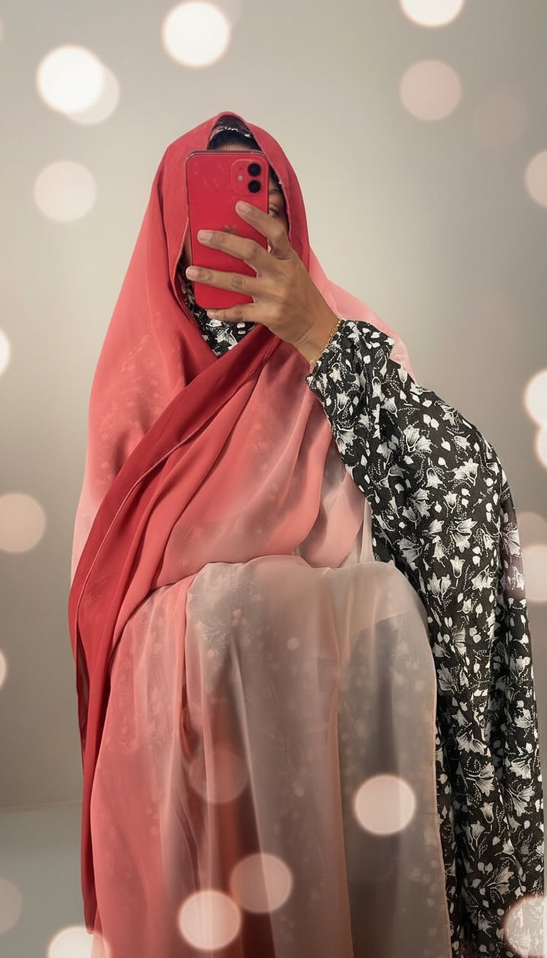 Chiffion ombre hijab