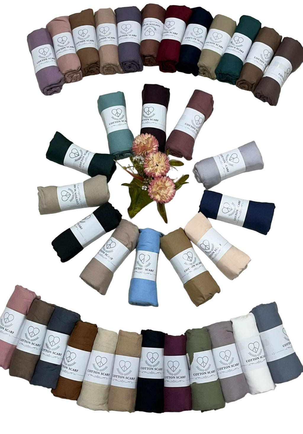 Korean butter cotton hijab