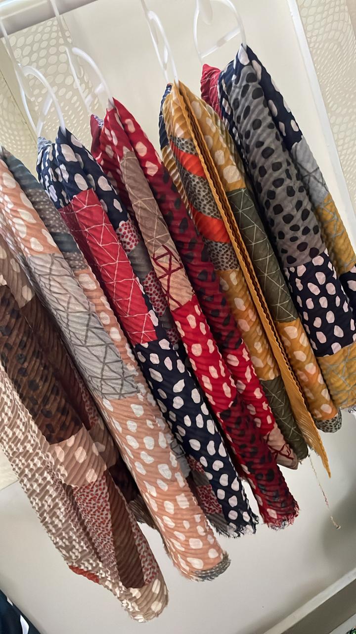 cotton textured hijabs