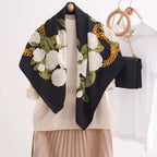 Wildflower Fields Printed Square Scarf