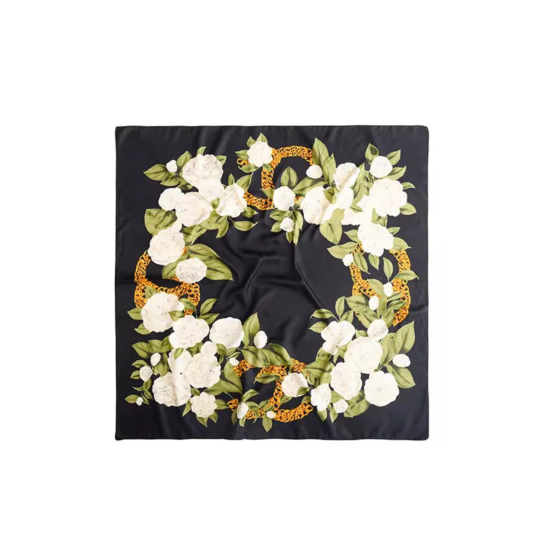 Wildflower Fields Printed Square Scarf