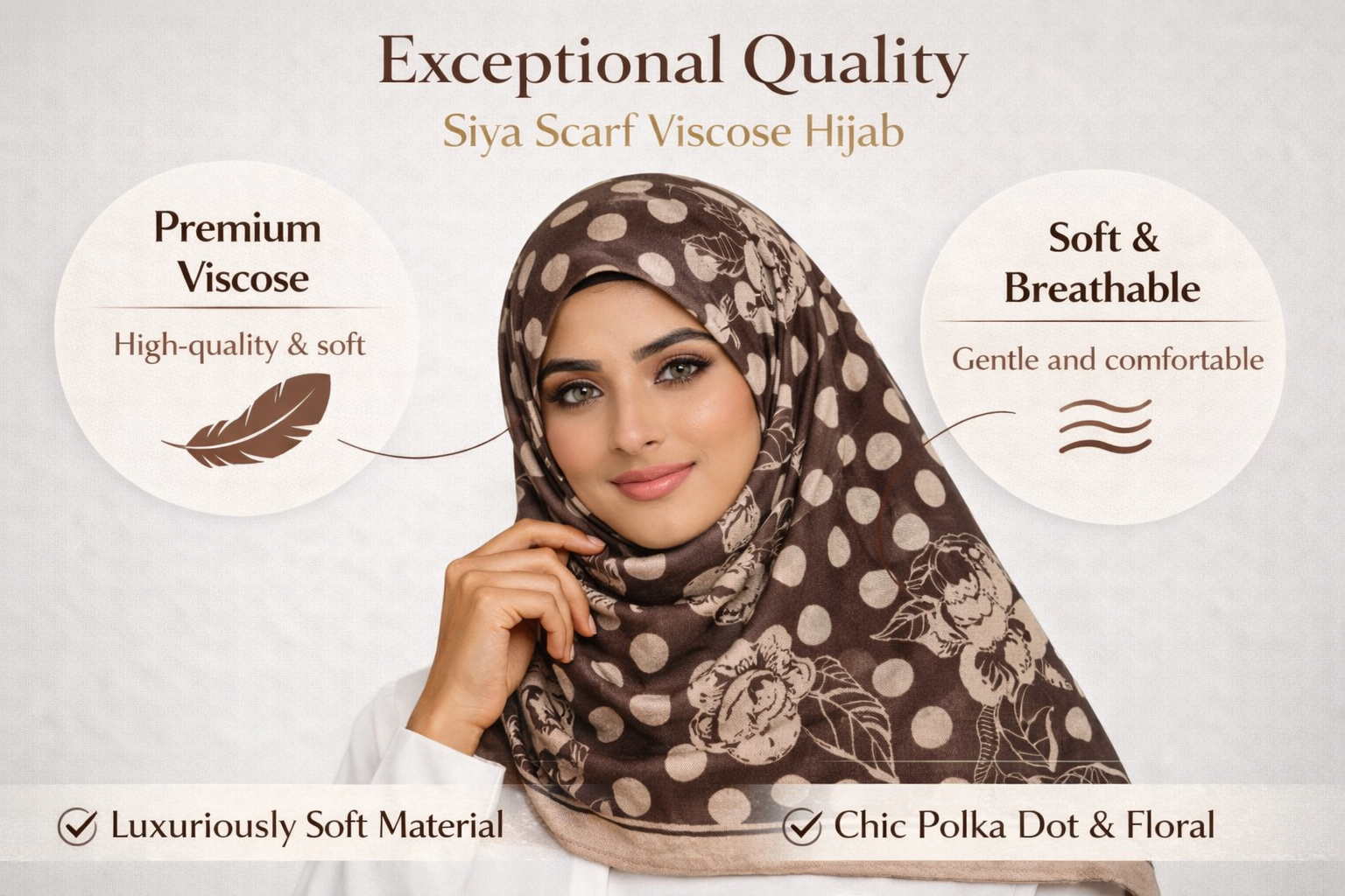 Siya Printed Viscose Hijab